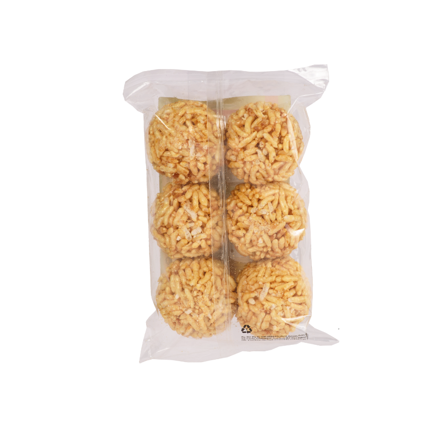 Nutrition facts for murmura jaggery laddu - light and crunchy puffed rice sweet nutritional info