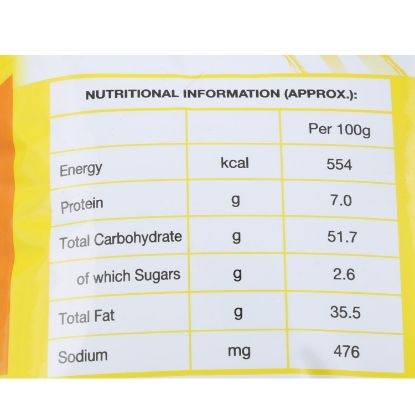 Nutritional information for Lay's Classic Salted potato chips 48g