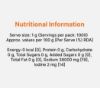 Nutritional label for Tata Salt 1kg - rich in essential iodine for mental development