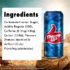 Ingredients details for Thums Up 300ml can
