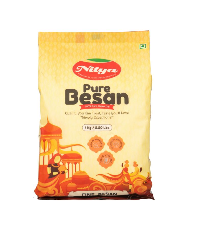 Nitya Besan 1kg pack – Pure Chickpea/Gram Flour for cooking