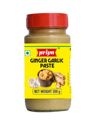 Buy Priya’s Ginger Garlic Paste 300g | Authentic Cooking Paste UK