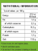 nutritional info for garlic-free indian lime pickle