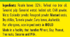 Priya Gongura pickle - ingredients