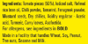 Priya tomato pickle - ingredients