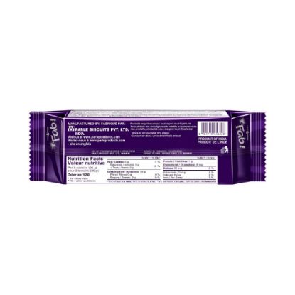 Ingredients and nutritional facts for Hide & Seek Fab Chocolate 112g crunchy chocolate biscuits