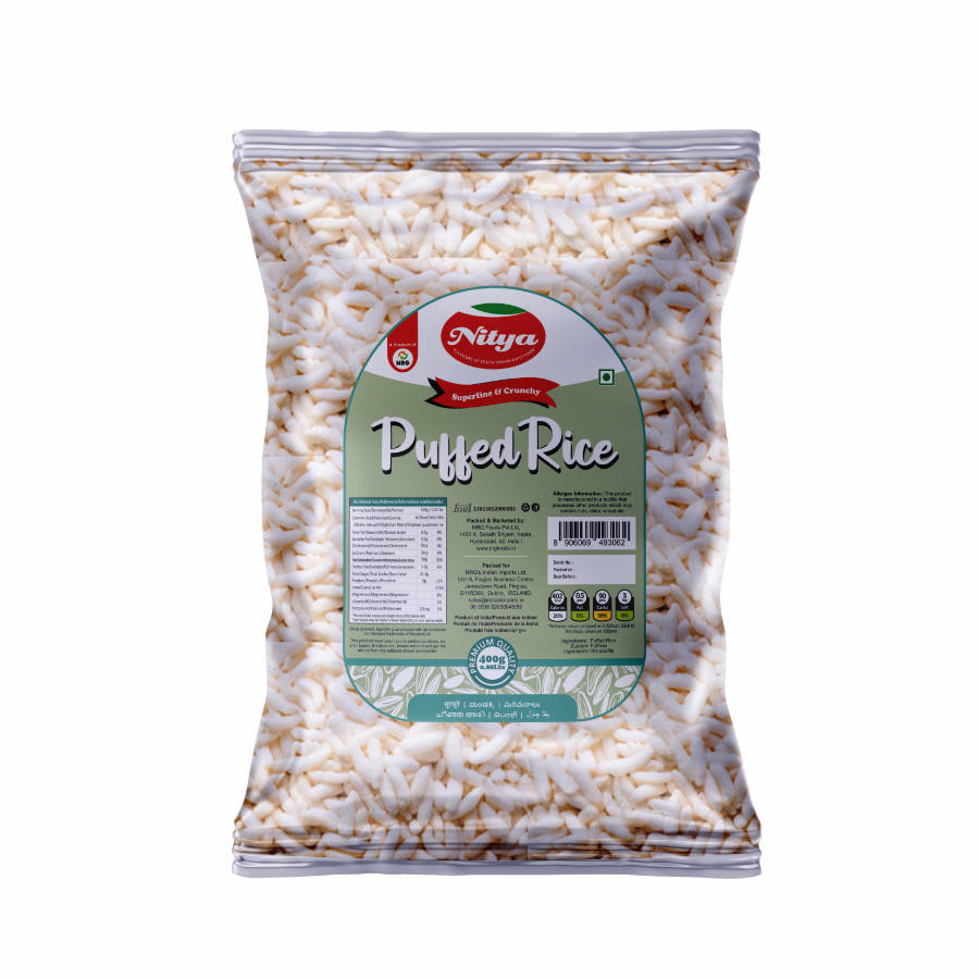 Nitya Puffed Rice Murmura 400g Indian puffed rice