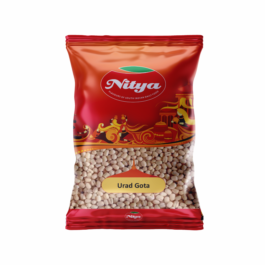 Nitya Urad Dal Gota 5kg bulk bag – Premium whole white gram for large families and restaurants