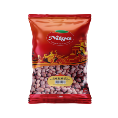 Picture of Nitya Pink Skin Peanuts Kernels - 1kg