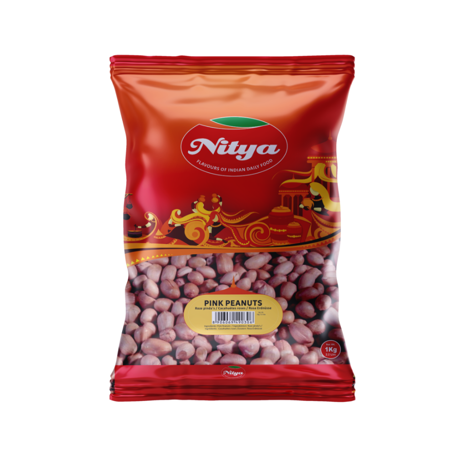 Picture of Nitya Pink Skin Peanuts Kernels - 1kg