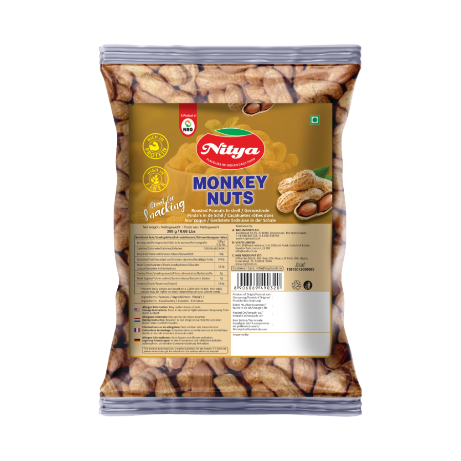 Picture of Nitya Roasted Peanut Inshell (Monkey Nut) - 300g