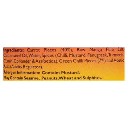Picture of Mother's Carrot & Chilli pickle - 500g